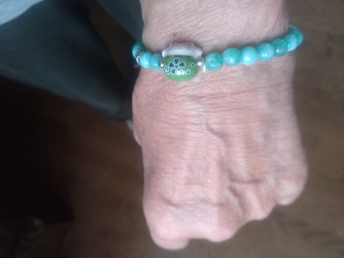 Customer photo review of Bracelet Maneki Neko - Perles