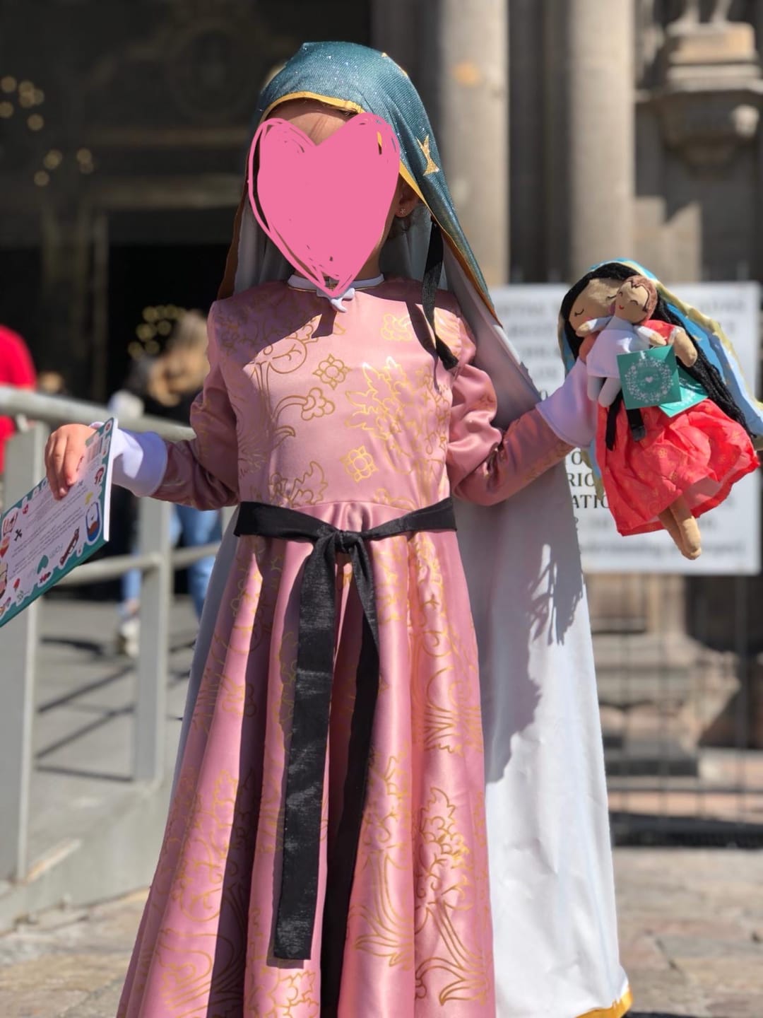 Customer photo review of Our Lady of Guadalupe Rag Doll
