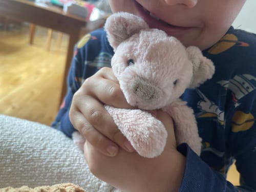 Customer photo review of Bashful Pig Small