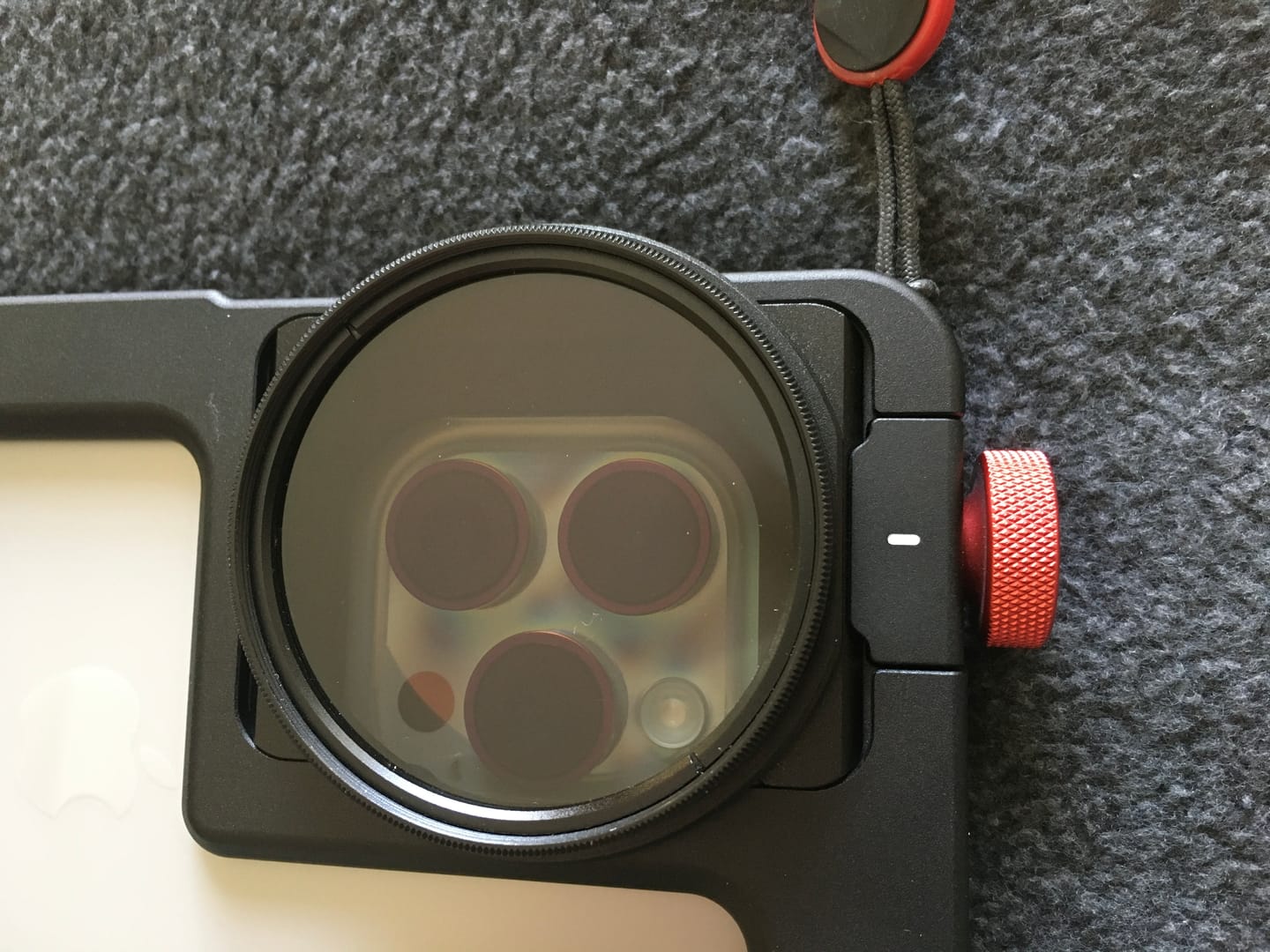 Customer photo review of 58mm Filter Mount for Beastcage 15 Series