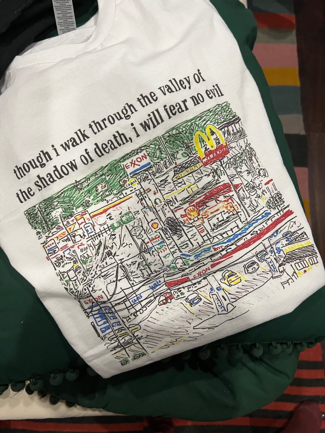 Customer photo review of FEAR NO EVIL TEE