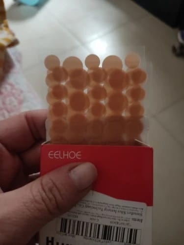 Customer photo review of Patchs anti boutons et acné