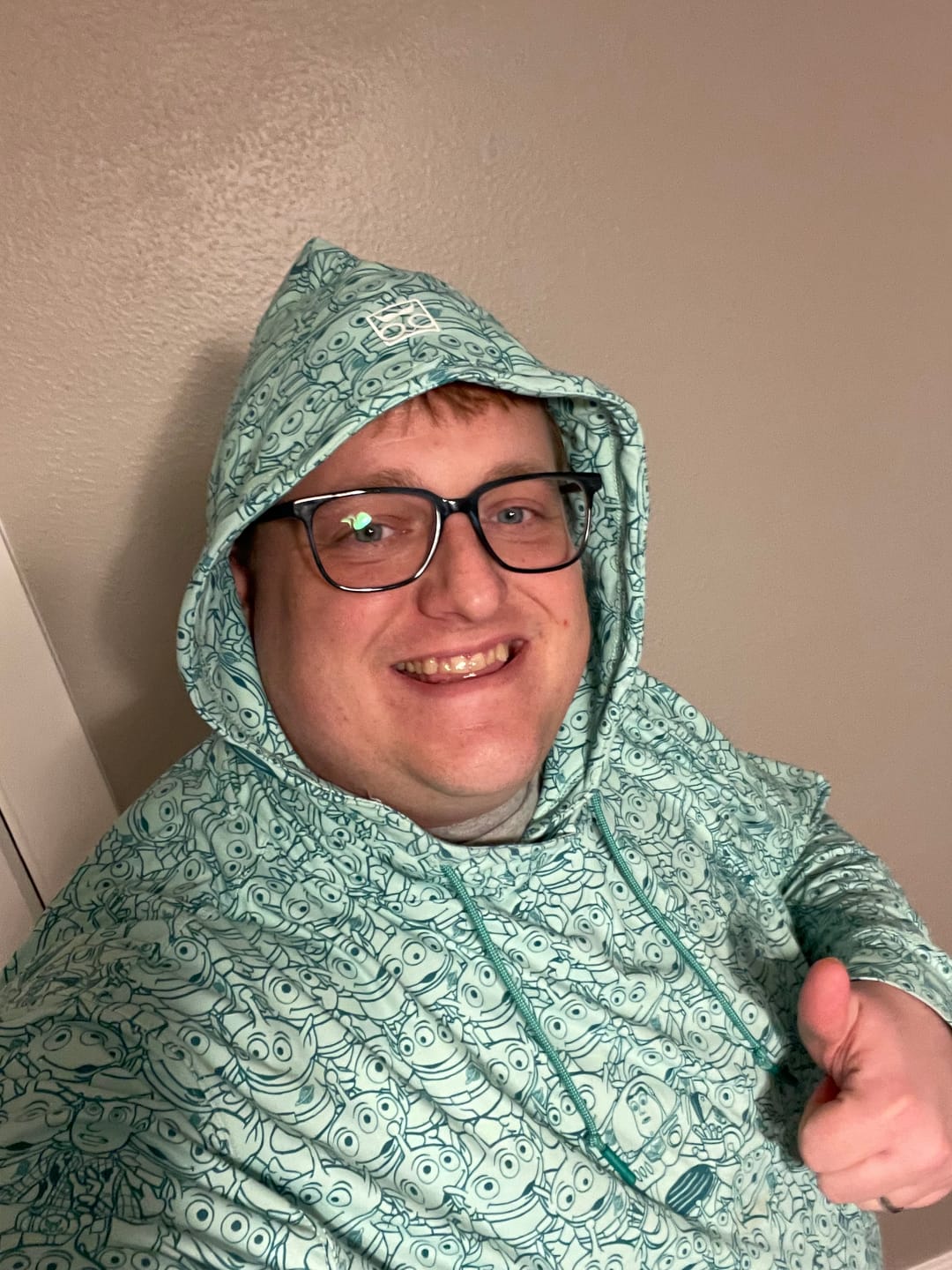 Customer photo review of Disney and Pixar Toy Story “The Crane Escape” – Performance Hoodie