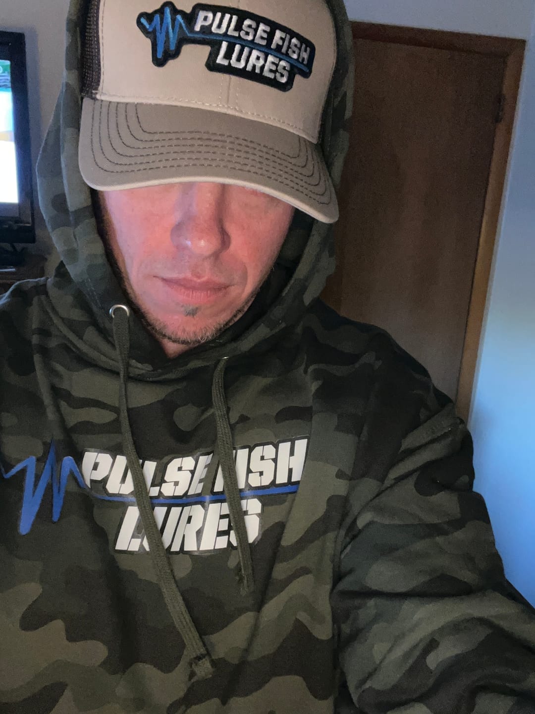 Customer photo review of Pulse Fish Lures Snapback Hat