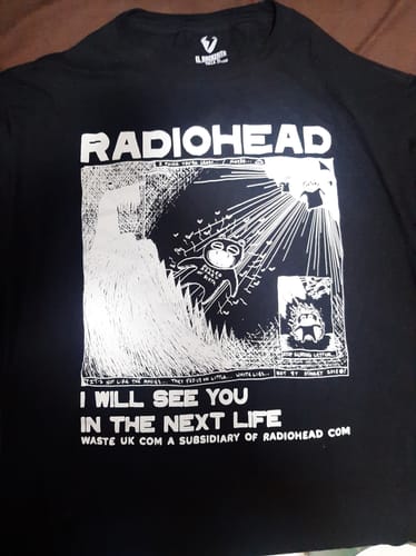 Customer photo review of Playera Radiohead