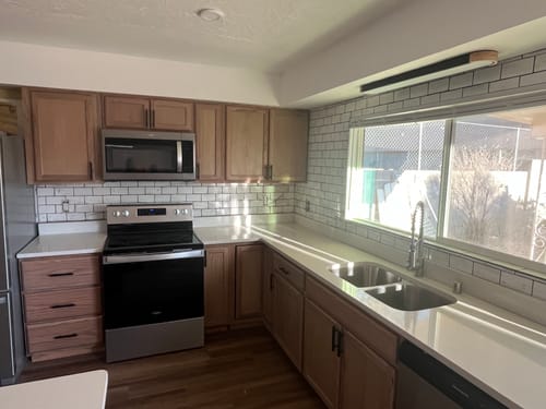 Customer photo review of Dimmable Minimalist Long Oval Flush Mount LED Light