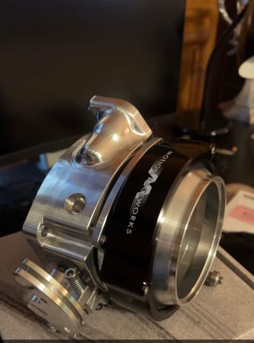 Customer photo review of ICON 92/95mm Cable Drive Throttle Body (Bare Finish) w/ Interchangeable Connection