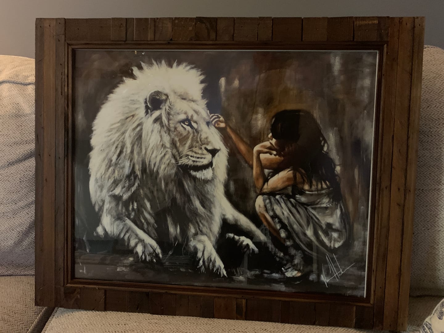 Customer photo review of Intimacy with God - Brown Background