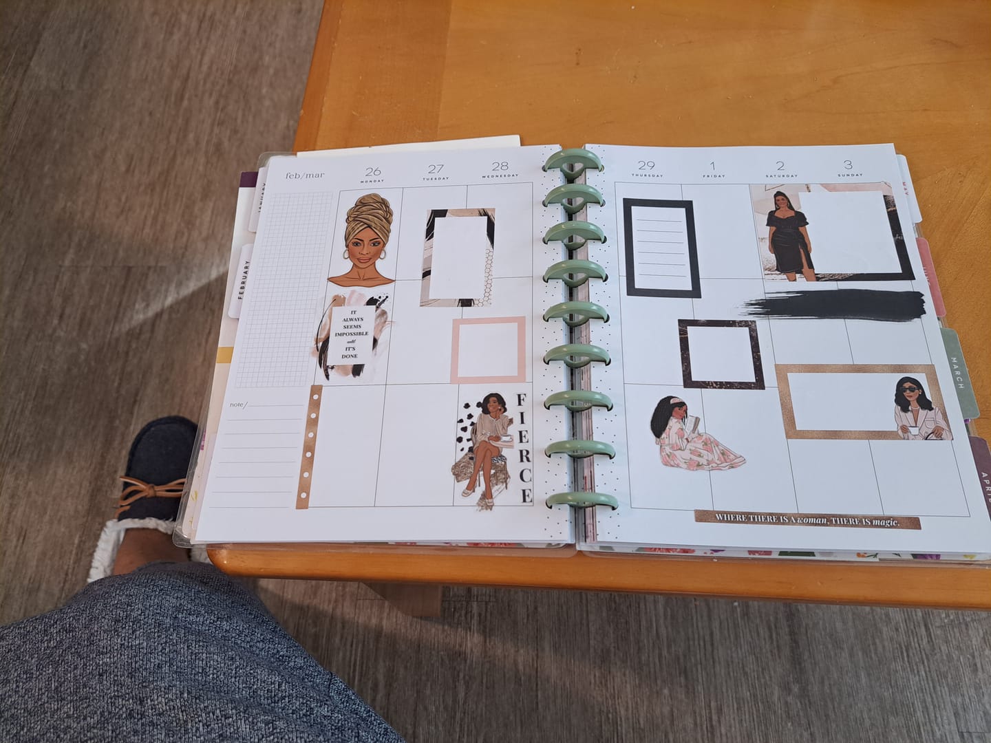 Customer photo review of Black Girl Magic Sticker Book #2