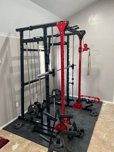 Customer photo review of Major Fitness SML07 All-In-One Home Gym Smith Machine