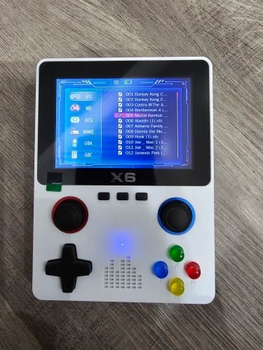 Reseña con foto de un cliente sobre Consola de videojuegos RetroGamer® portatíl