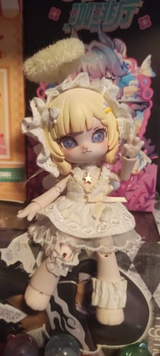 Customer photo review of Bonnie Vanilla Zhi Zhi Little Angel Series BJD Action Figure