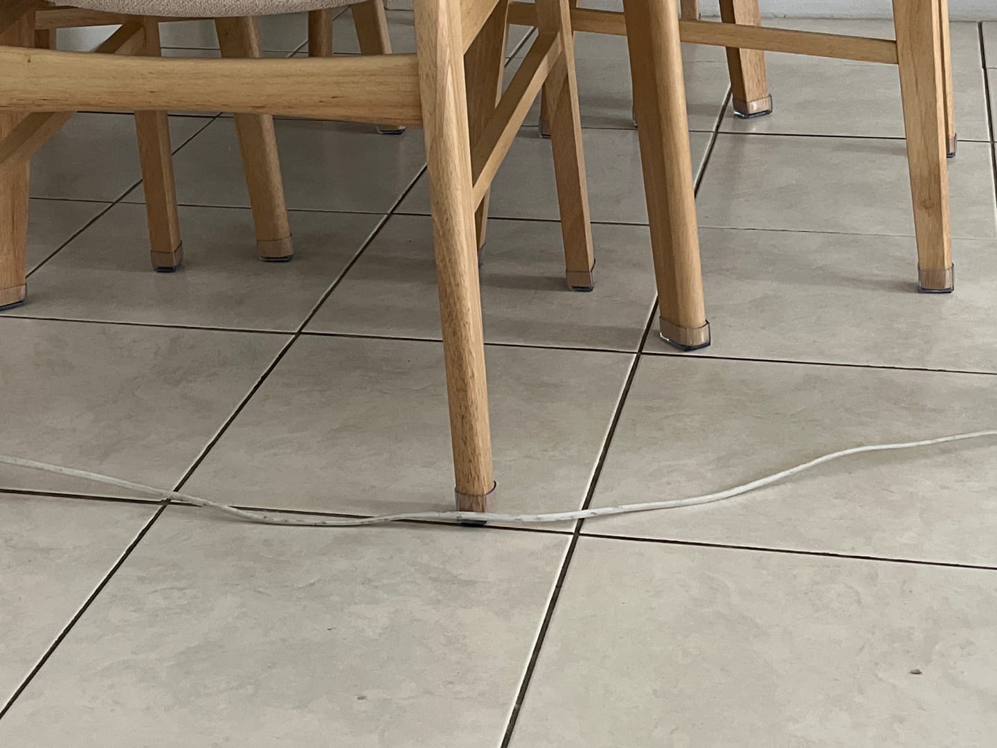 Customer photo review of Rectangle Silicone Felt Chair Leg Glides