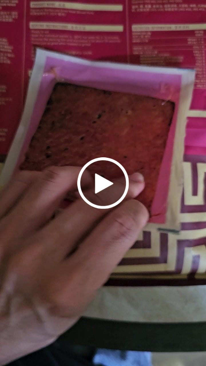 Customer video review of BBQ Dried Chicken