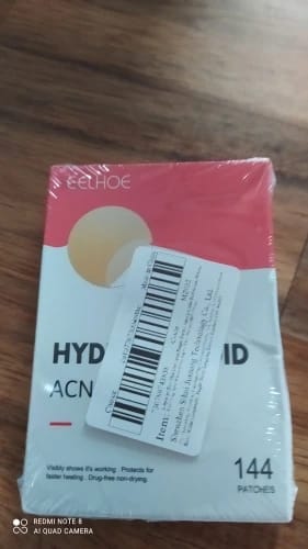Customer photo review of Patchs anti boutons et acné