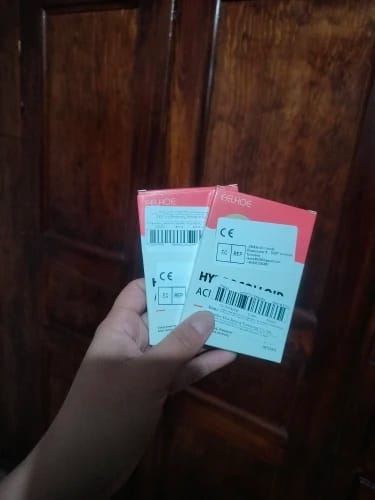 Customer photo review of Patchs anti boutons et acné