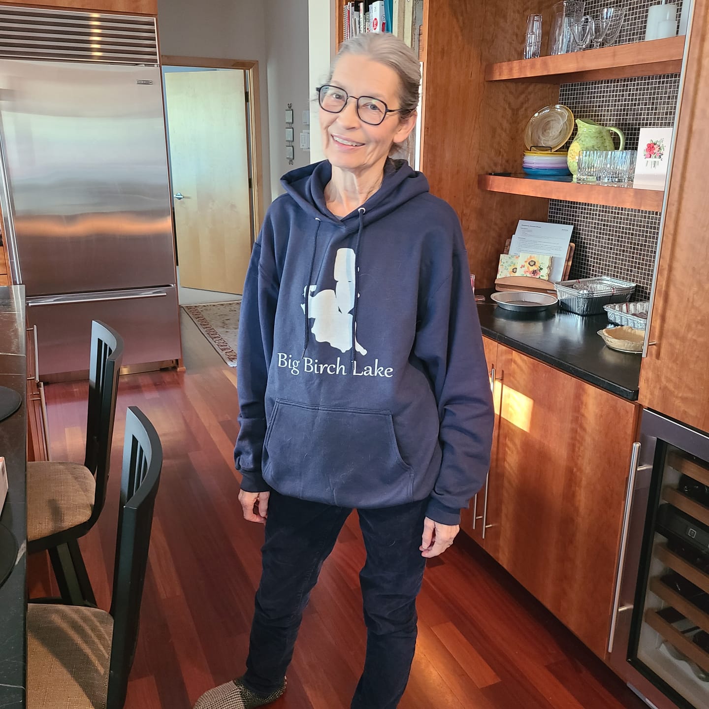 Customer photo review of Lake Custom Hooded Sweatshirt