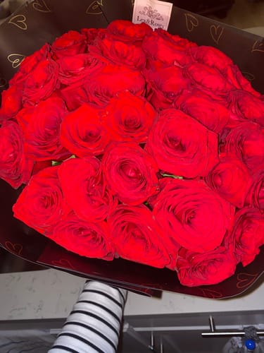 Customer photo review of Red Rose Bouquet - Valentines