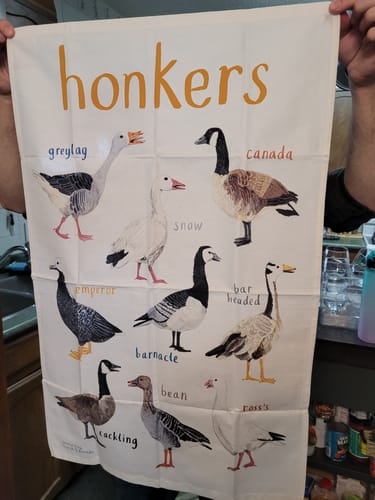 Customer photo review of Honkers Cotton Tea Towel