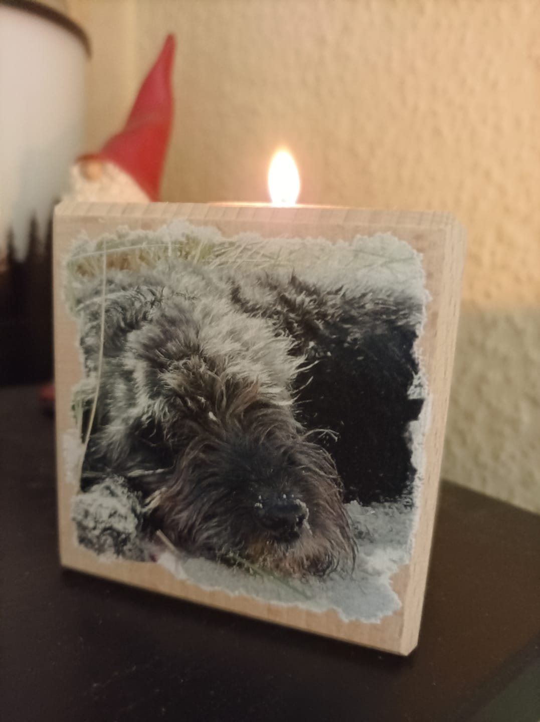 Customer photo review of Dein Foto - Individueller Kerzenwürfel