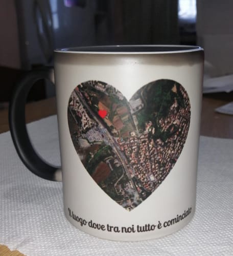 Customer photo review of Tazza magica personalizzata 325ml