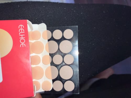 Customer photo review of Patchs anti boutons et acné