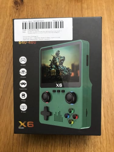 Reseña con foto de un cliente sobre Consola de videojuegos RetroGamer® portatíl