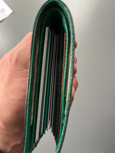 Customer photo review of Leonardo | Billfold