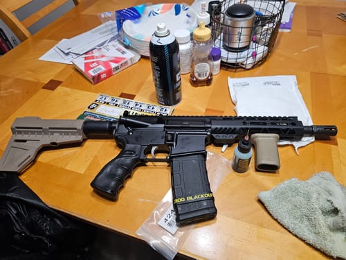 Customer photo review of AR15 Carbine Buffer Tube Kit Mil-Spec 5-Piece