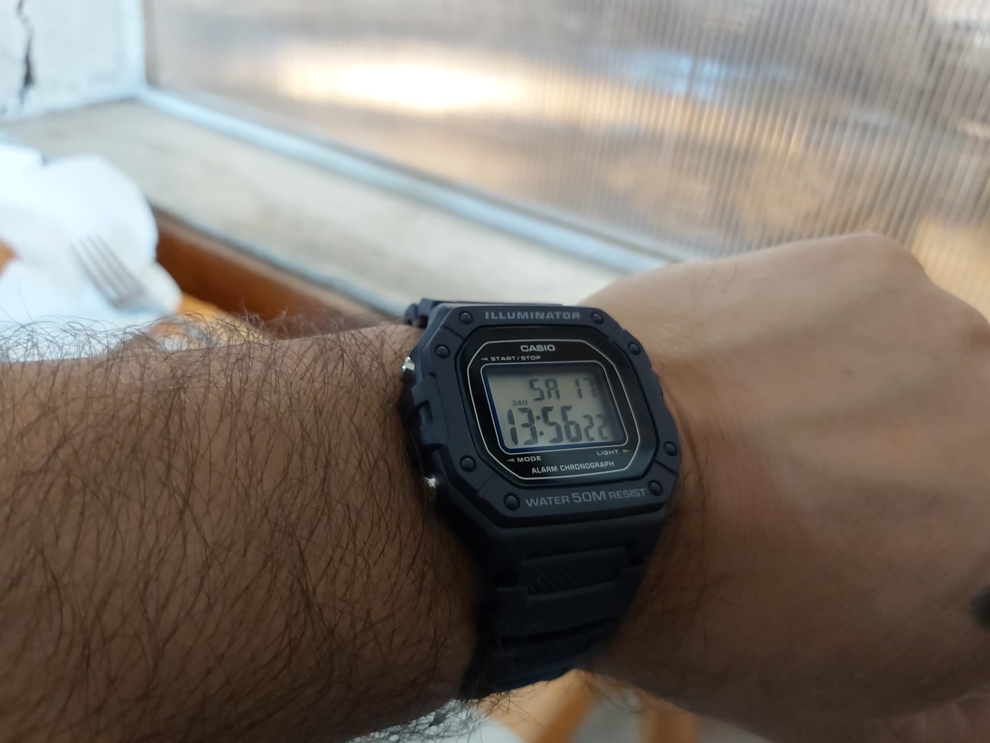 Customer photo review of Reloj Casio Vintage W-218H-2AVDF Azul