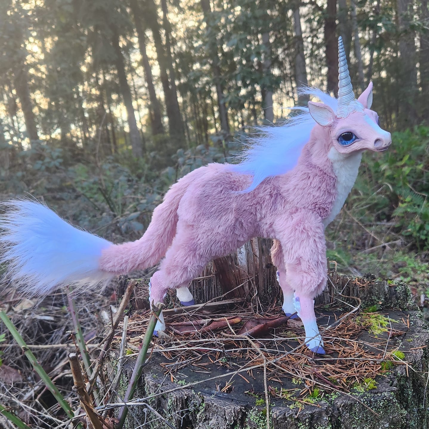 Customer photo review of Pink mercurian unicorn