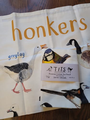 Customer photo review of Tits Cotton Tea Towel