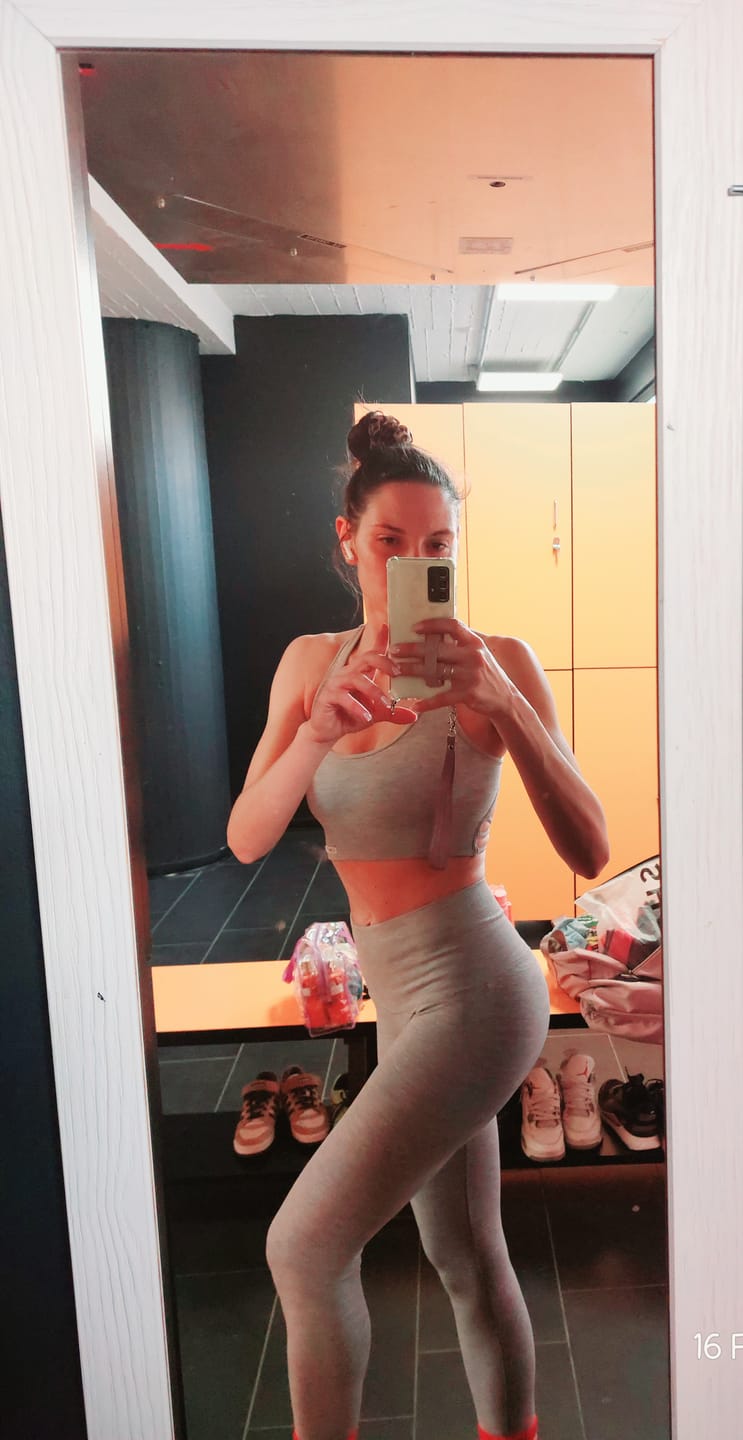 Customer photo review of Leggings Pulsar Grigio