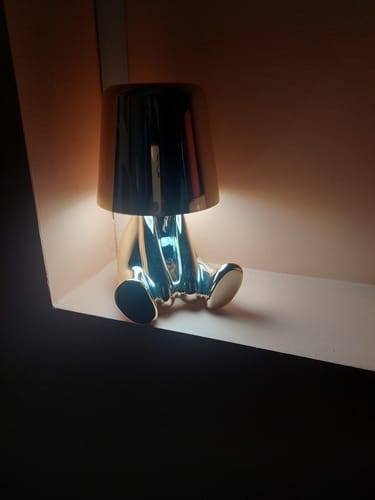 Customer photo review of Lampe tactile Mr. Gold