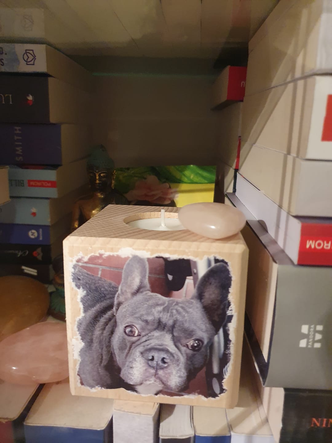 Customer photo review of Dein Foto - Individueller Kerzenwürfel