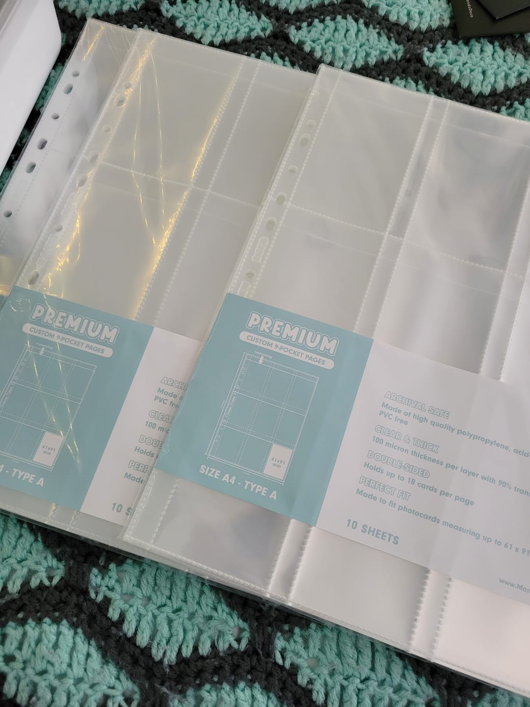 Customer photo review of CUSTOM A4 POCKET PAGES