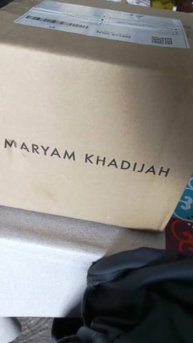 Customer photo review of Long Shawl Khamsiyyah Celeste Teal