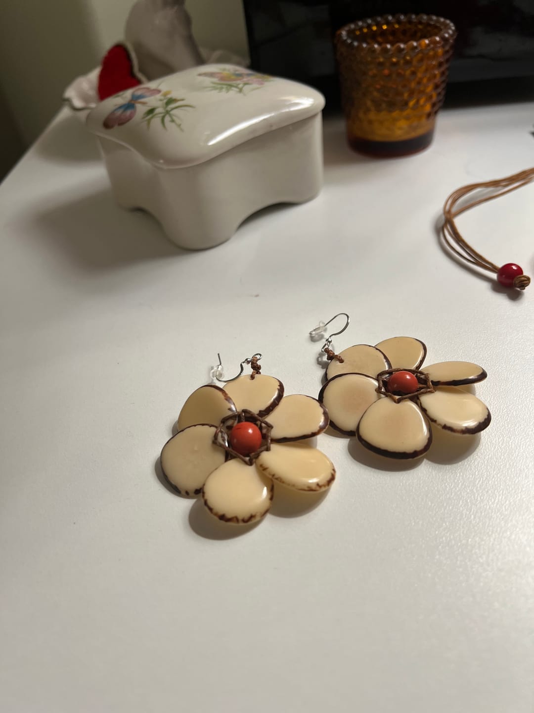 Customer photo review of Rosalia Earrings