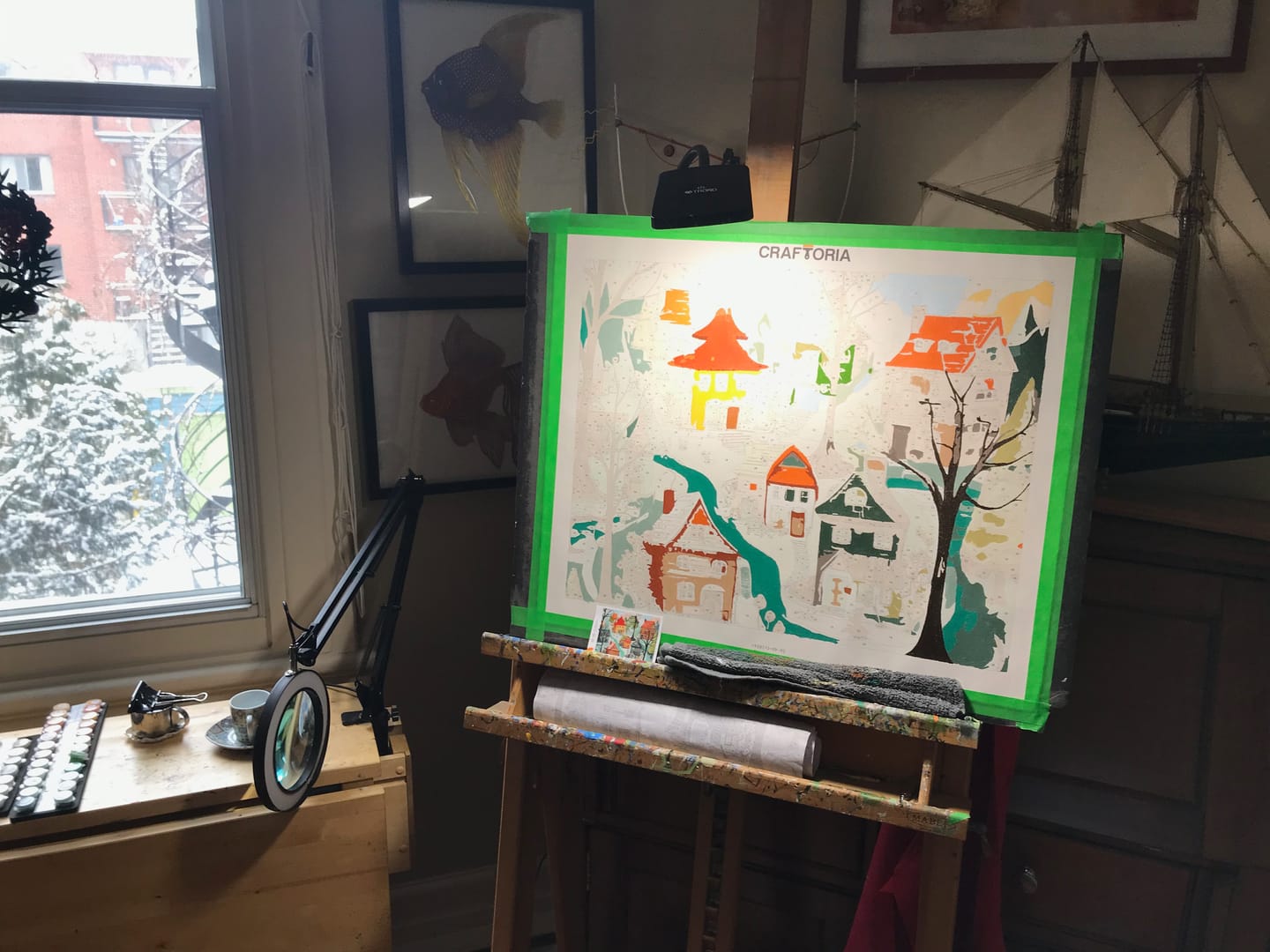 Customer photo review of Playful Village Scene