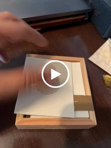 Customer video review of Letter Writing, Gift Tags - Flower