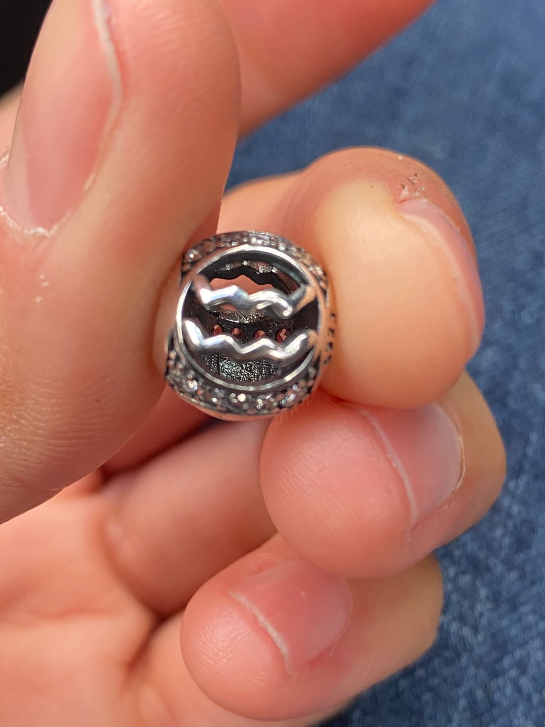 Customer photo review of Charm Horoscopo Diamantado
