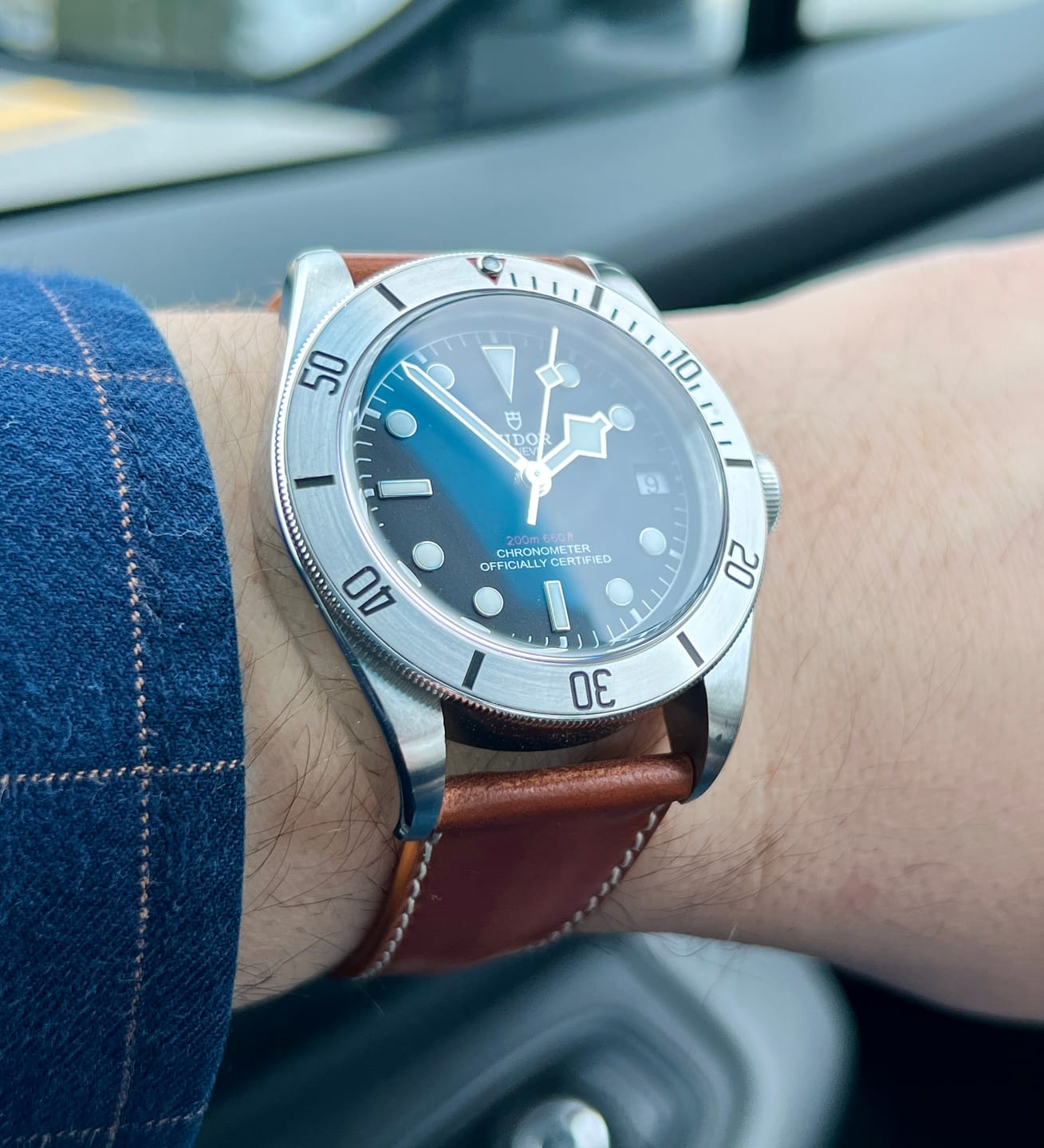 Customer photo review of Amaretto Shell Cordovan