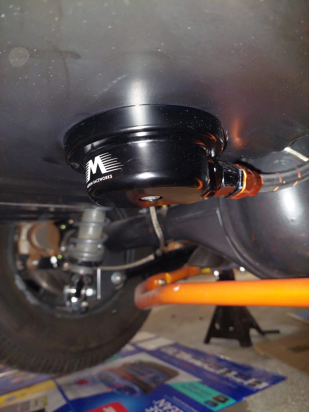 Customer photo review of Billet Fuel Sump -12 ORB Single Outlet by Motion Raceworks 27-160