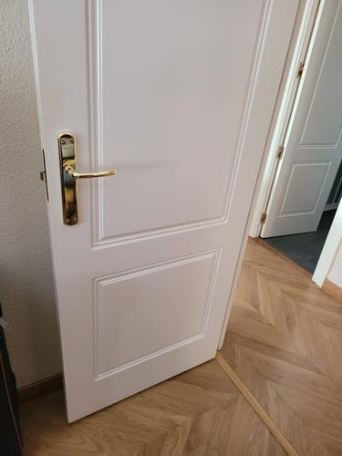 Customer photo review of Manilla modelo '6501' de zamak acabado dorado brillo con placa ovalada para puertas