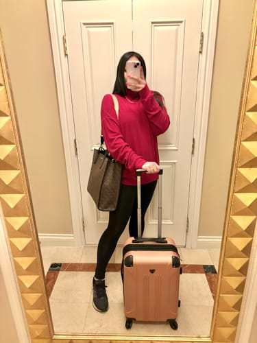 Customer photo review of Turtleneck Oversized Sweater Brami (Full Length)