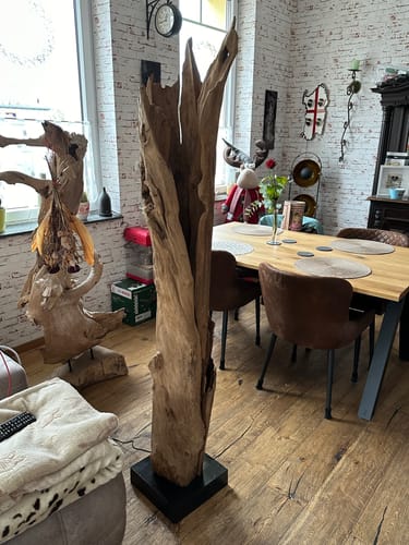 Customer photo review of Teakholz Stehlampe ALMA | Höhe 180 cm