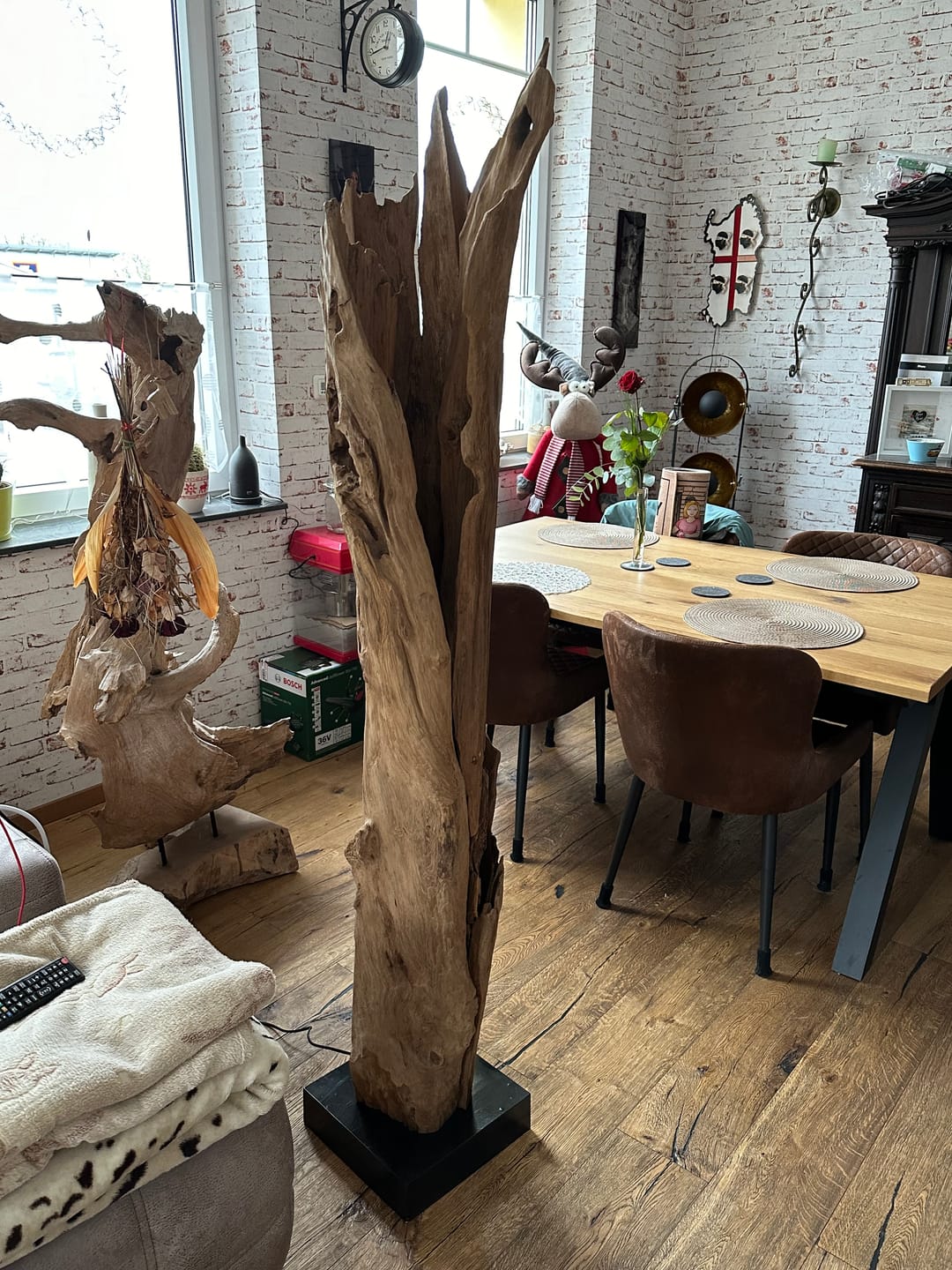 Customer photo review of Teakholz Stehlampe ALMA | Höhe 180 cm