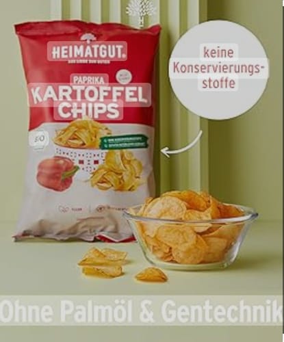Customer photo review of Bio Kartoffelchips Paprika