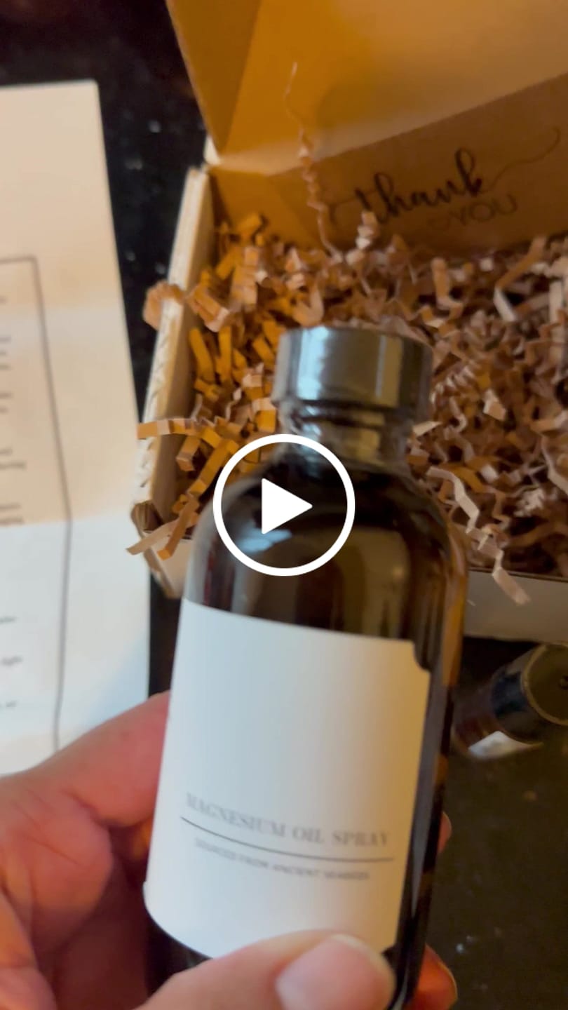 Customer video review of Magnesium Oil Spray