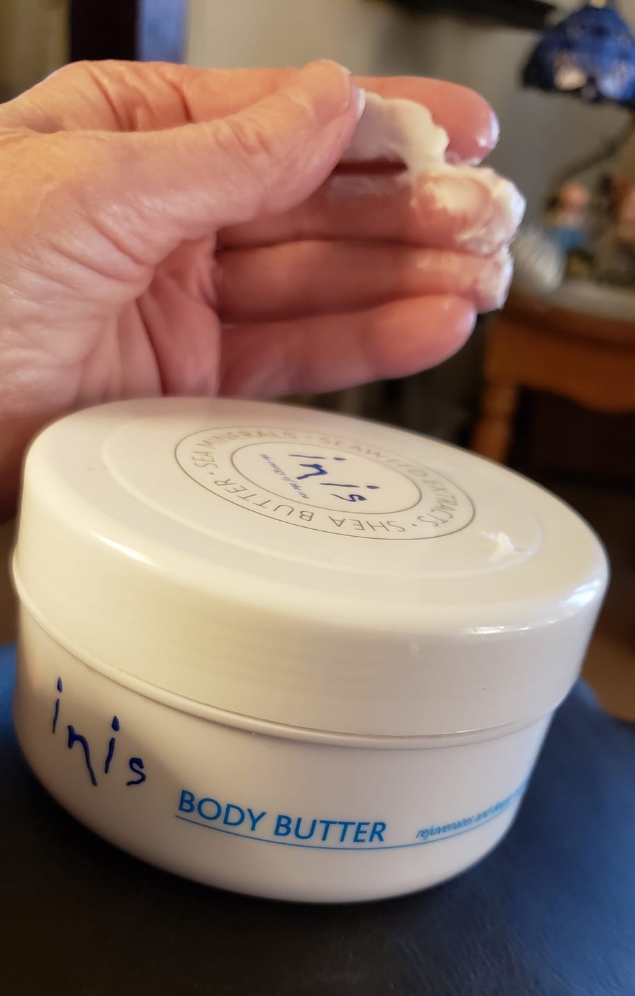 Customer photo review of Inis Body Butter 300ml/10.1 oz.